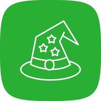 Wizard Hat Creative Icon Design vector