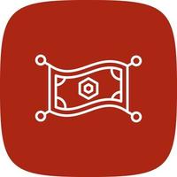 Magic Carpet Creative Icon Design vector