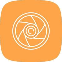 Shutter Creative Icon Design vector