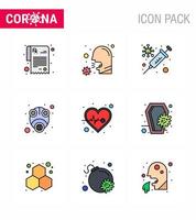 COVID19 corona virus contamination prevention Blue icon 25 pack such as virus mask sneeze virus gas virus viral coronavirus 2019nov disease Vector Design Elements