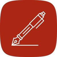 Fountain Pen Creative Icon Design vector