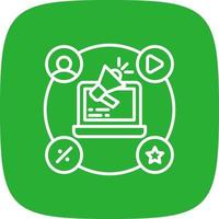 Advertising Creative Icon Design vector