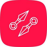 Kunai Creative Icon Design vector