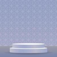 3D Podium Vector banner and background - single