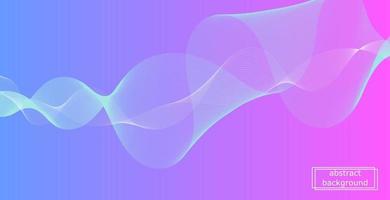 Wave abstract background with gradient Free download vector