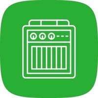 Amplifier Box Creative Icon Design vector