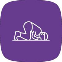 Sujud Creative Icon Design vector