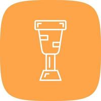 Peg Leg Creative Icon Design vector