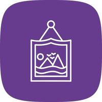 Frame Creative Icon Design vector