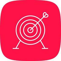 Dartboard Creative Icon Design vector