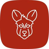 Kangaroo Creative Icon Design vector