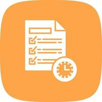 Deadline Creative Icon Design vector