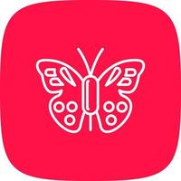 diseño de icono creativo de mariposa vector