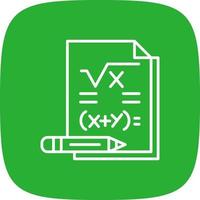 Maths Creative Icon Design vector