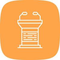 Lectern Creative Icon Design vector