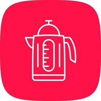 Electric Kettle Creative Icon Design vector