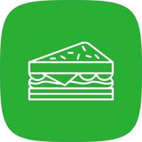 Sandwich Creative Icon Design vector