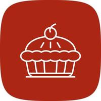 Apple Pie Creative Icon Design vector