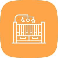 Crib Creative Icon Design vector