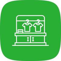 Clothes Rack Creative Icon Design vector
