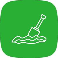 Digging Creative Icon Design vector