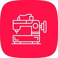 Sewing Machine Creative Icon Design vector