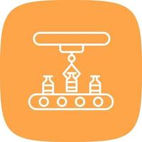 Conveyor Belt Creative Icon Design vector
