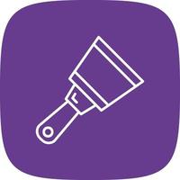Paint Scraper Creative Icon Design vector