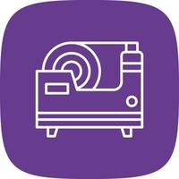 Tape Dispenser Creative Icon Design vector