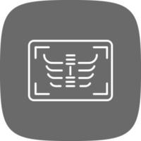 diseño de icono creativo de rayos x vector