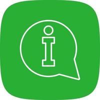 Info Creative Icon Design vector