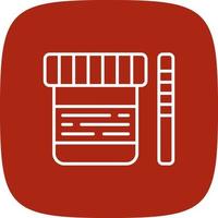 Urine Test Creative Icon Design vector