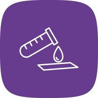 Blood Test Creative Icon Design vector