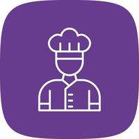 diseño de icono creativo de chef vector