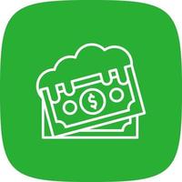Money Laundering Creative Icon Design vector
