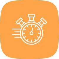 Stopwatch Creative Icon Design vector