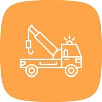 Tow Truck Creative Icon Design vector