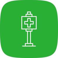 Healthcare Sign Board Creative Icon Design vector