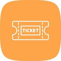 Tickets Creative Icon Design vector