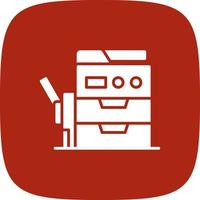 Copy Machine Creative Icon Design vector