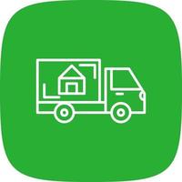 Moving Truck Creative Icon Design vector