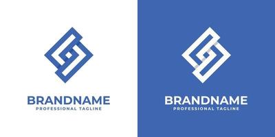 Simple SL Monogram Logo, suitable for any business with SL or LS initials. vector