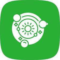 Solar System Creative Icon Design vector