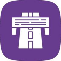 Motorway Creative Icon Design vector