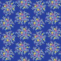 Beautiful watercolor flowers patterns on colorful background. pattern design vector
