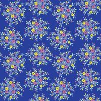 Beautiful watercolor flowers patterns on colorful background. pattern design vector