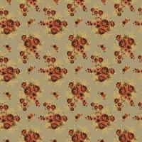 Beautiful watercolor flowers patterns on colorful background. pattern design vector