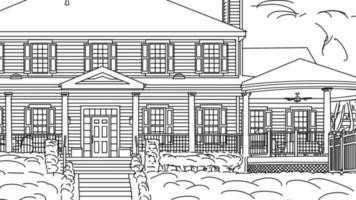 Transition Of Beautiful Custom Home From Drawing to Completion. video