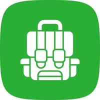 Backpack Creative Icon Design vector