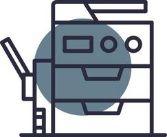 Copy Machine Creative Icon Design vector